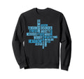 Anxiety Awareness Stop Depression Sweatshirt - Streetwear Style for Adults - T-Shirt, Sweatshirt, Hoodie