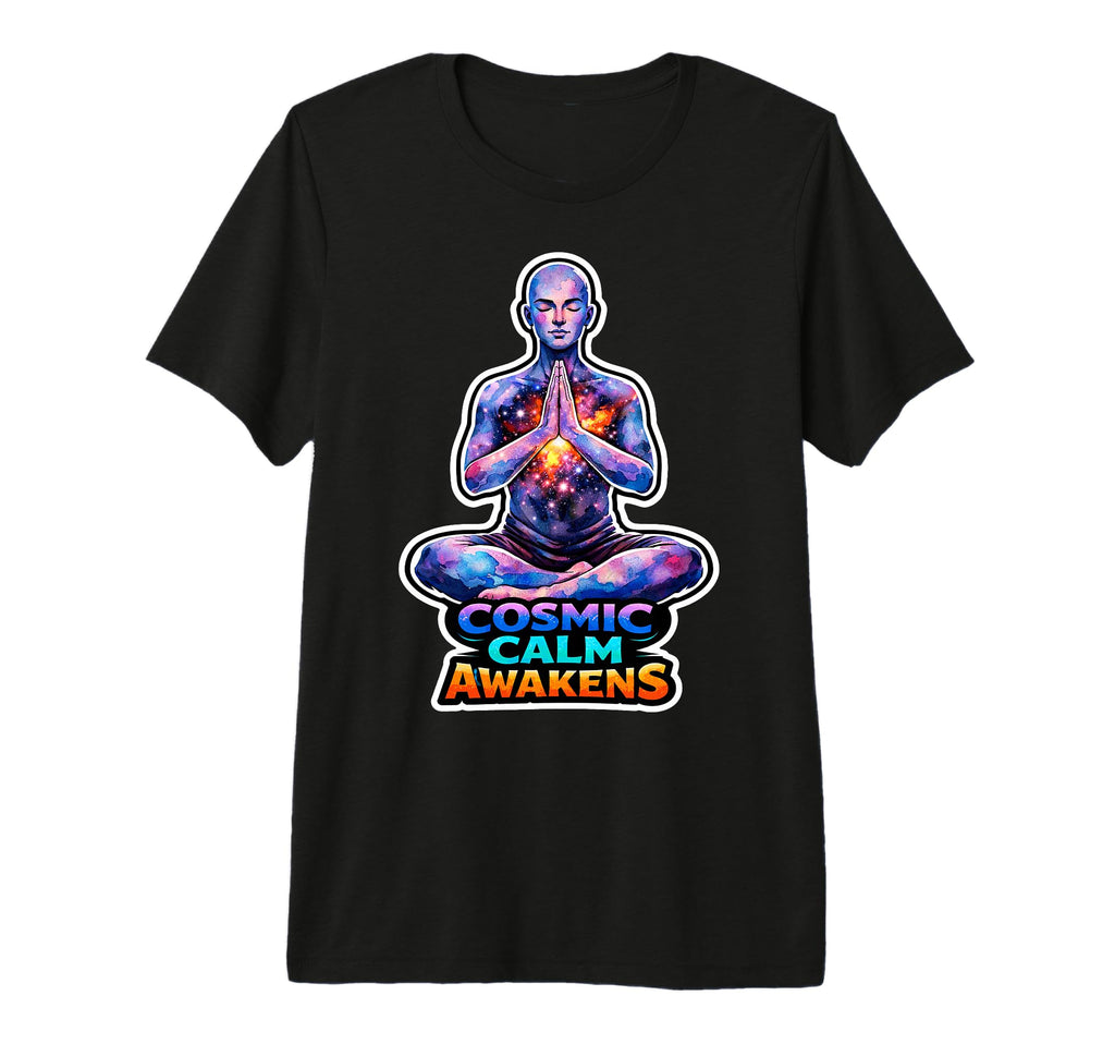 Moon Meditation Lunar Mindfulness T-Shirt - Unique Graphic Men Women - T-Shirt, Sweatshirt, Hoodie