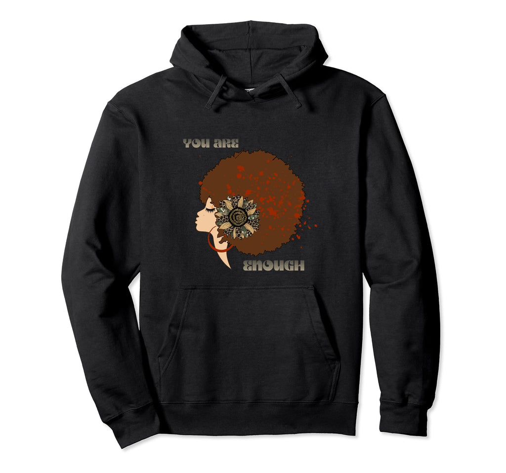 Afro Black Camo Leopard Sunflower You Are Hoodie - Graphic Print Unisex - T-Shirt, Sweatshirt, Hoodie