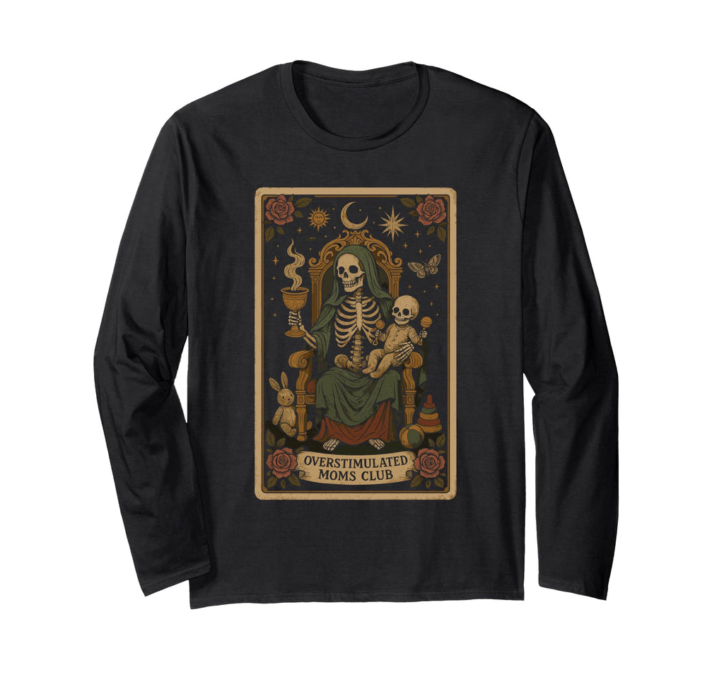 Groovy Moms Club Overstimulated Hoodie - Custom Art Print Men Women - T-Shirt, Sweatshirt, Hoodie