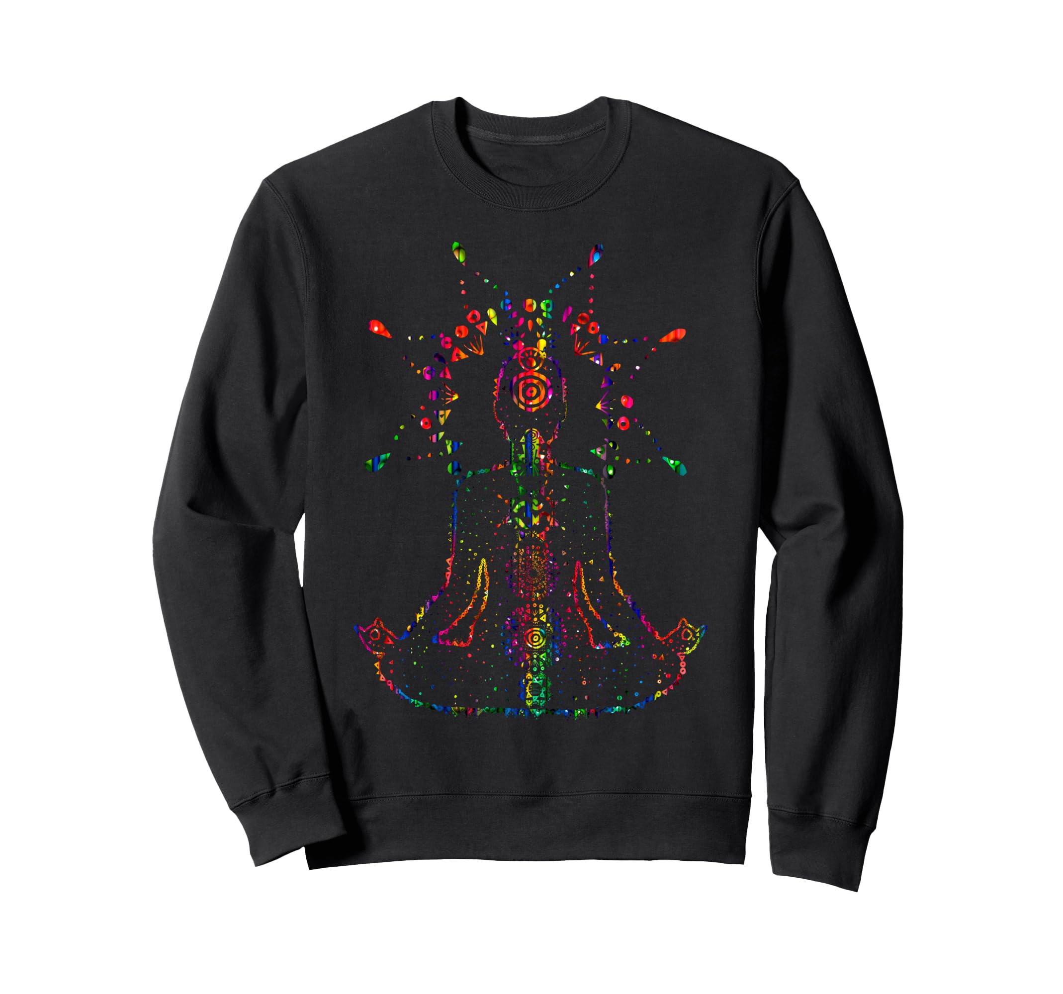 Yoga Lotus Pose Mandala Meditation Sweatshirt - Novelty Apparel Unisex - T-Shirt, Sweatshirt, Hoodie