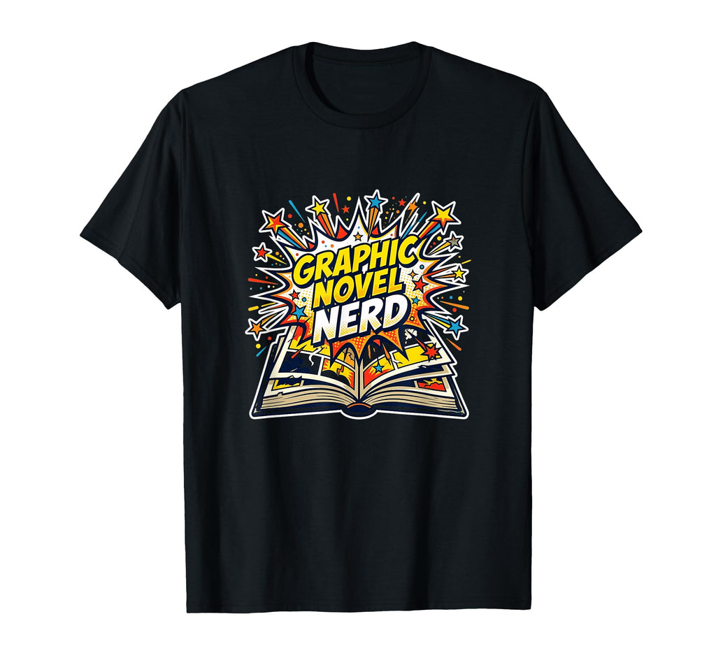 Novel Nerd Comic Book Fan Reader T-Shirt - Trendy Graphic Men Women - T-Shirt, Sweatshirt, Hoodie