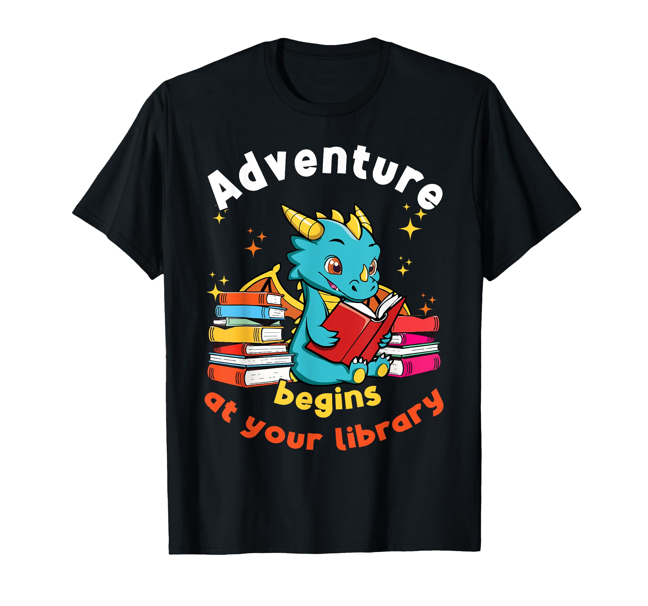 Adventure Begins Your Library Love Book T-Shirt - Streetwear Style Unisex - T-Shirt, Sweatshirt, Hoodie