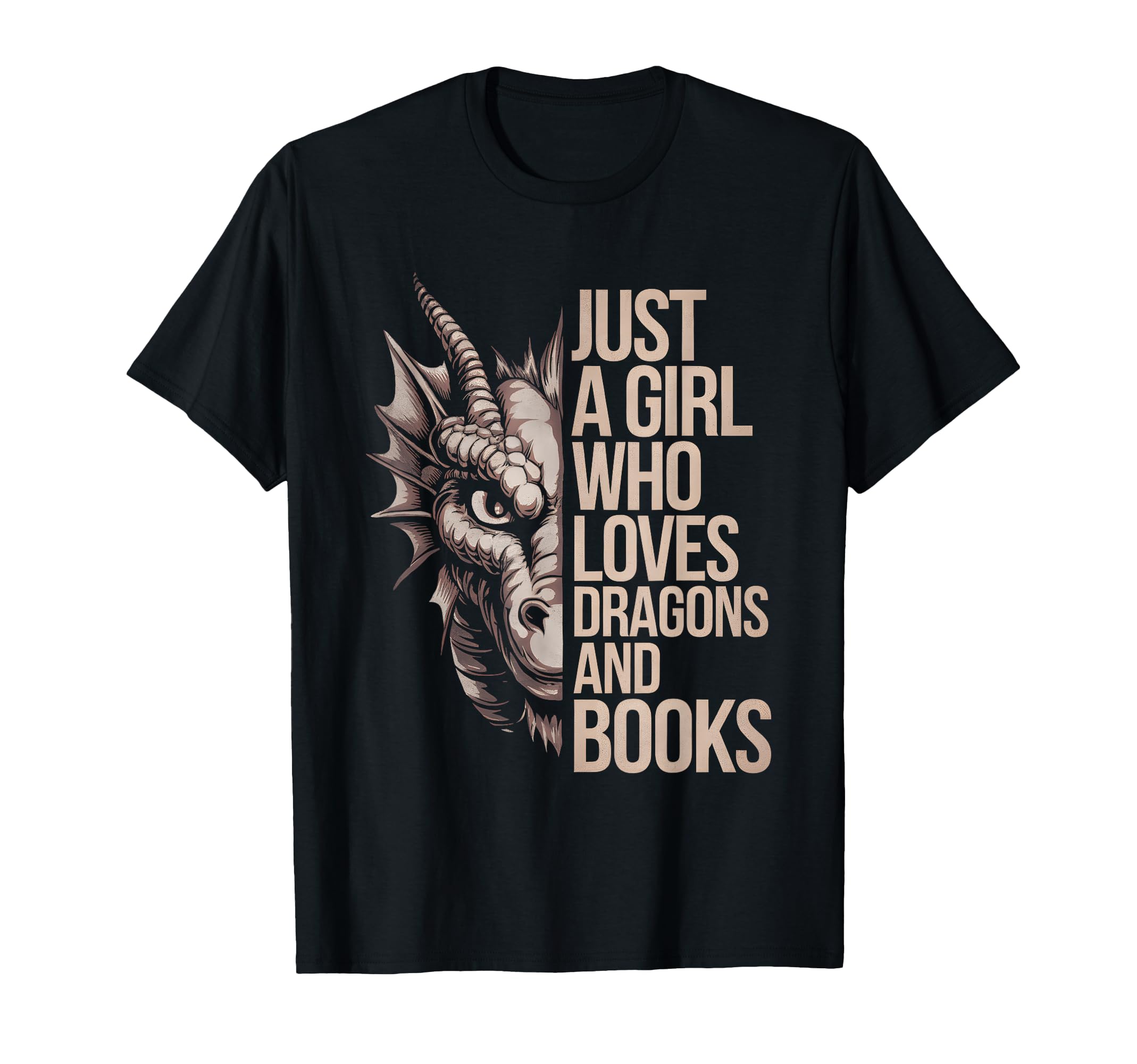 Just Who Loves Dragons And Books T-Shirt - Trendy Graphic Unisex - T-Shirt, Sweatshirt, Hoodie
