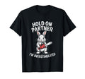 Rabbit And Chainsaw Hold Partner T-Shirt - Fun Novelty Design for Adults - T-Shirt, Sweatshirt, Hoodie