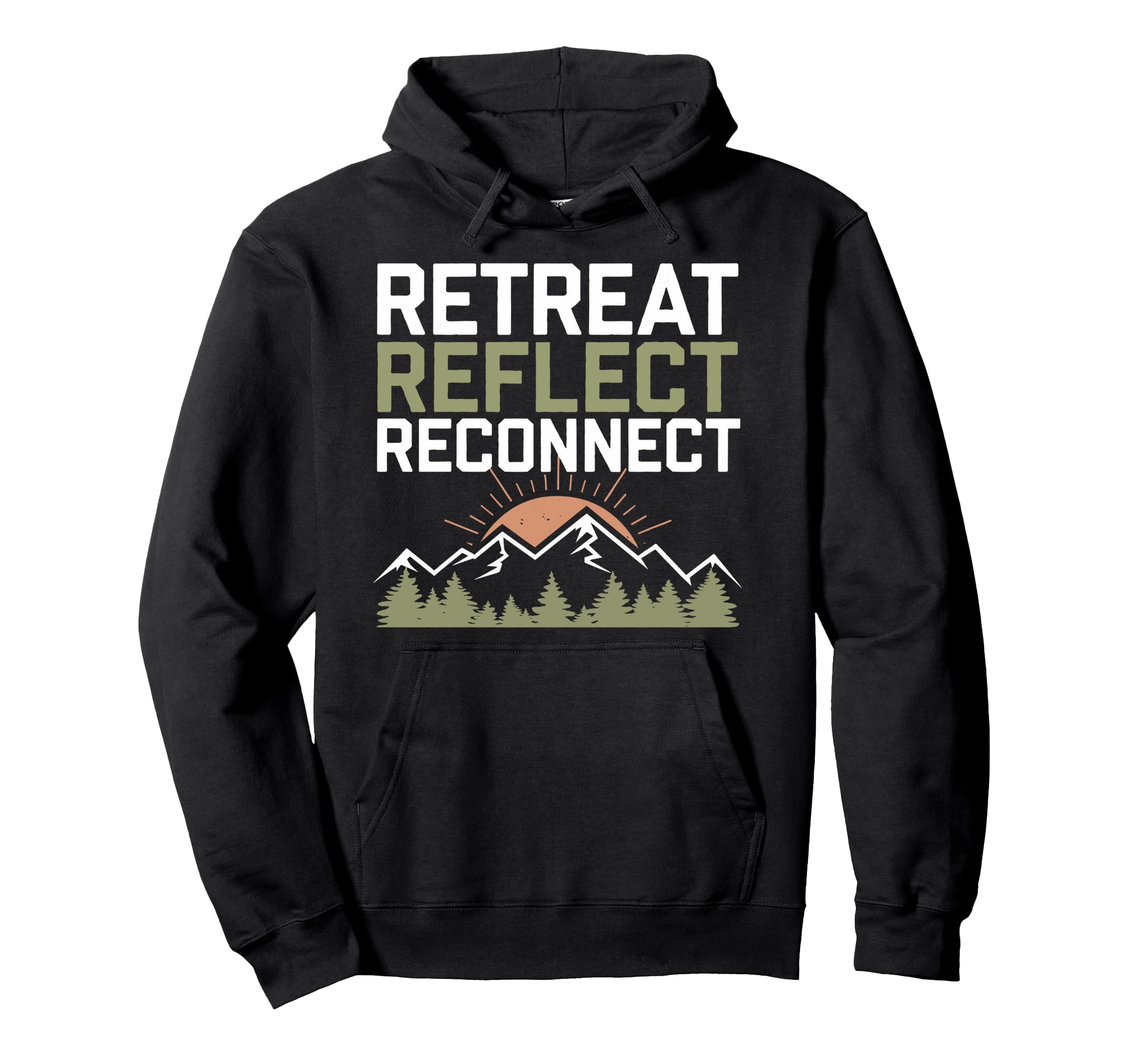 Silent Retreat Participants Hoodie - Casual Everyday Wear for Adults - T-Shirt, Sweatshirt, Hoodie