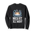 Nicu Rt Breath Breath All Night Sweatshirt - Casual Everyday Wear Men Women - T-Shirt, Sweatshirt, Hoodie