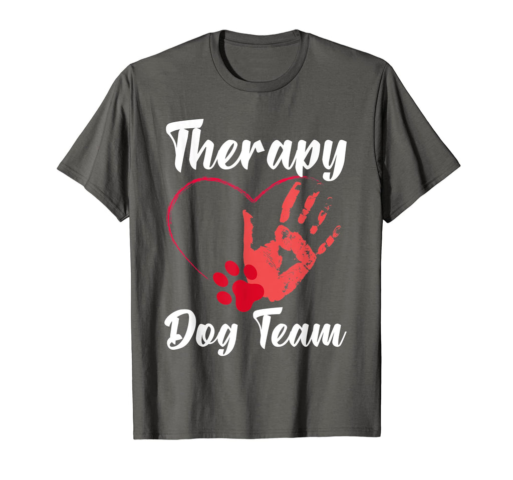 Therapy Dog Team Group Dog Handler Animal T-Shirt - Trendy Graphic Unisex - T-Shirt, Sweatshirt, Hoodie