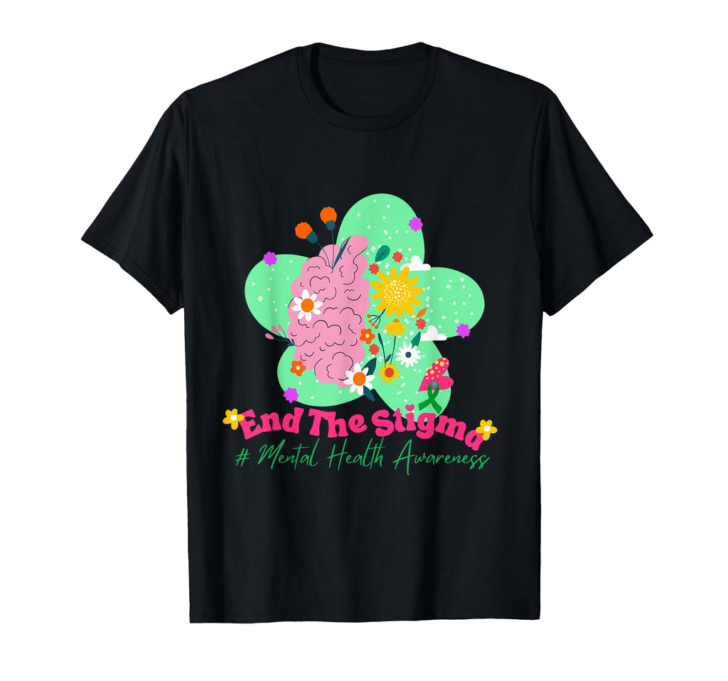 Boho Fight End Stigma Mental Health T-Shirt - Streetwear Style Men Women - T-Shirt, Sweatshirt, Hoodie