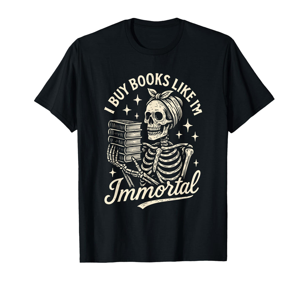 Book Lover Skeleton Reading Love To T-Shirt - Unique Graphic for Adults - T-Shirt, Sweatshirt, Hoodie