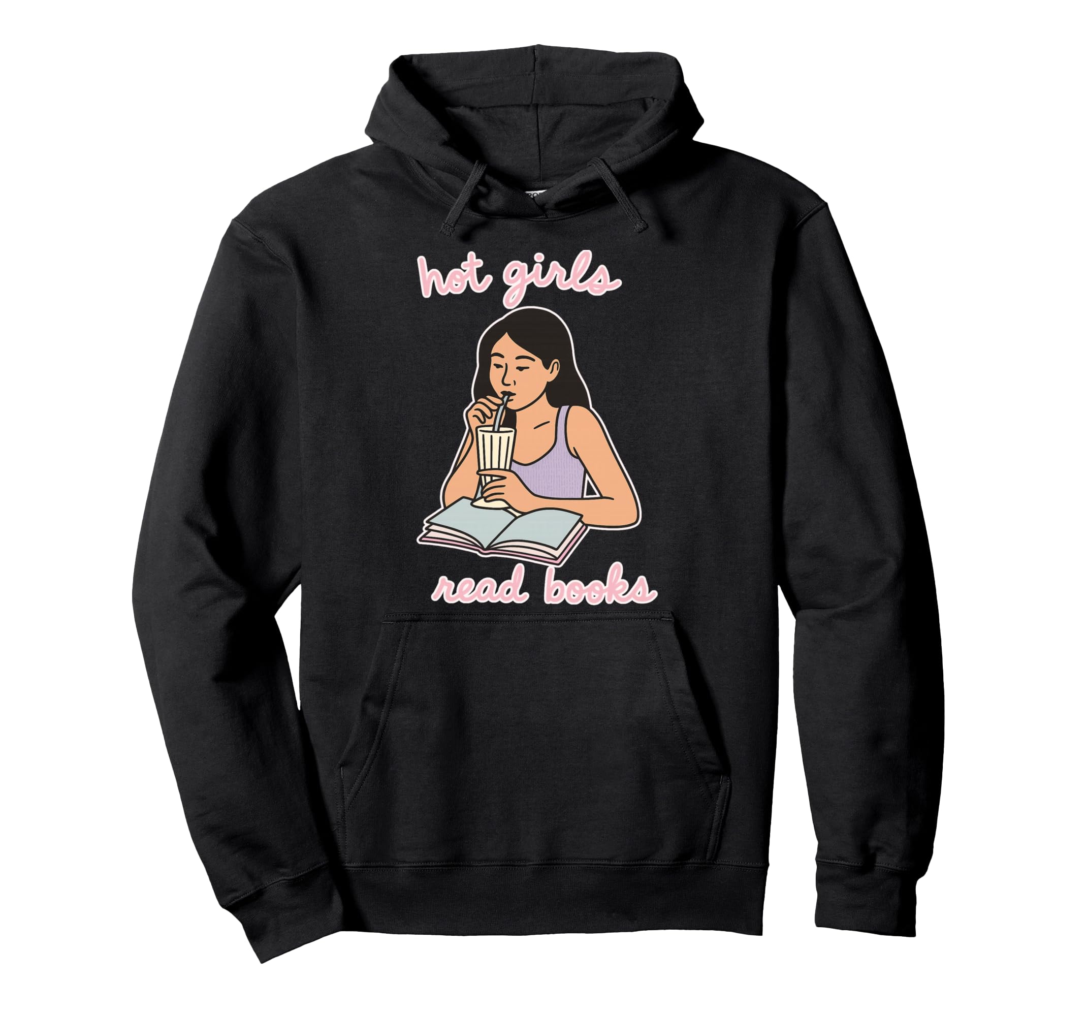 Book Lovers Hot Read Books Hoodie - Graphic Print for Adults - T-Shirt, Sweatshirt, Hoodie