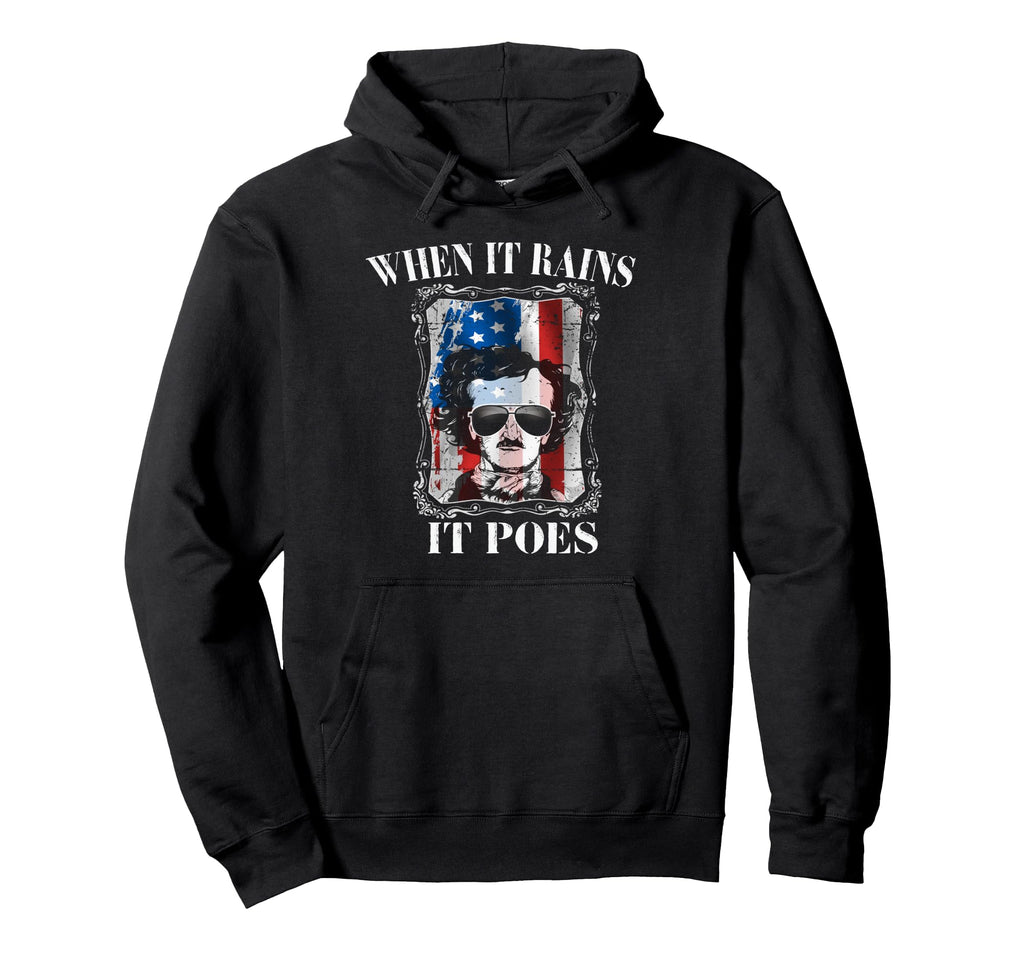 Edgar Allan Poe Horror Literature Gothic Hoodie - Graphic Print Unisex - T-Shirt, Sweatshirt, Hoodie