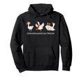 Overstimulated But Festive Funny Goose Hoodie - Streetwear Style Unisex - T-Shirt, Sweatshirt, Hoodie