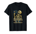 My Social Battery Is 3 Please Stand T-Shirt - Graphic Print for Adults - T-Shirt, Sweatshirt, Hoodie