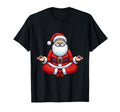 Meditation Santa Yoga Pose T-Shirt - Casual Everyday Wear Men Women - T-Shirt, Sweatshirt, Hoodie