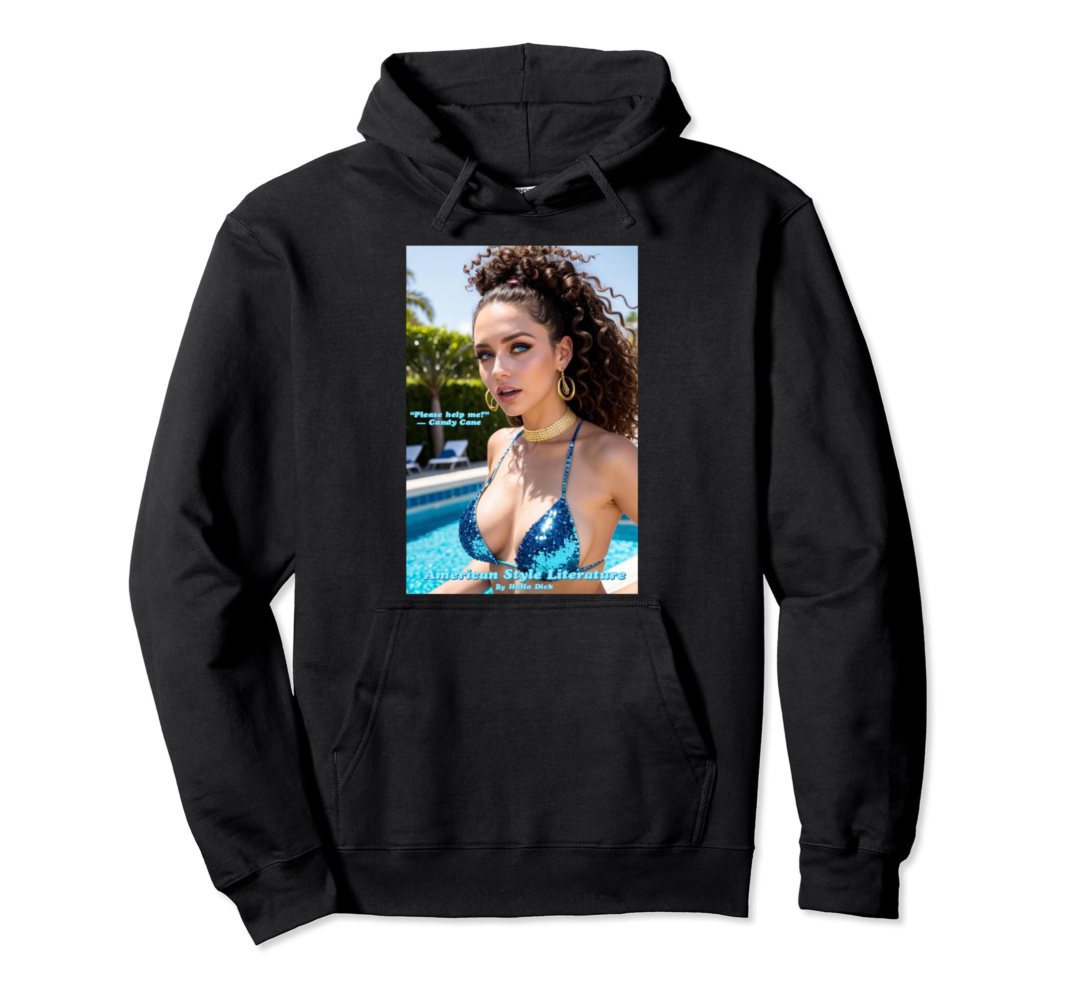 American Literature Haha Dick Helping Hoodie - Custom Art Print Men Women - T-Shirt, Sweatshirt, Hoodie