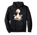 Meditation Duck Yoga Pose Relaxing Hoodie - Fun Novelty Design Unisex - T-Shirt, Sweatshirt, Hoodie