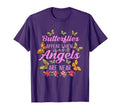 Butterflies Appear When Angels Are Near T-Shirt - Custom Art Print Unisex - T-Shirt, Sweatshirt, Hoodie