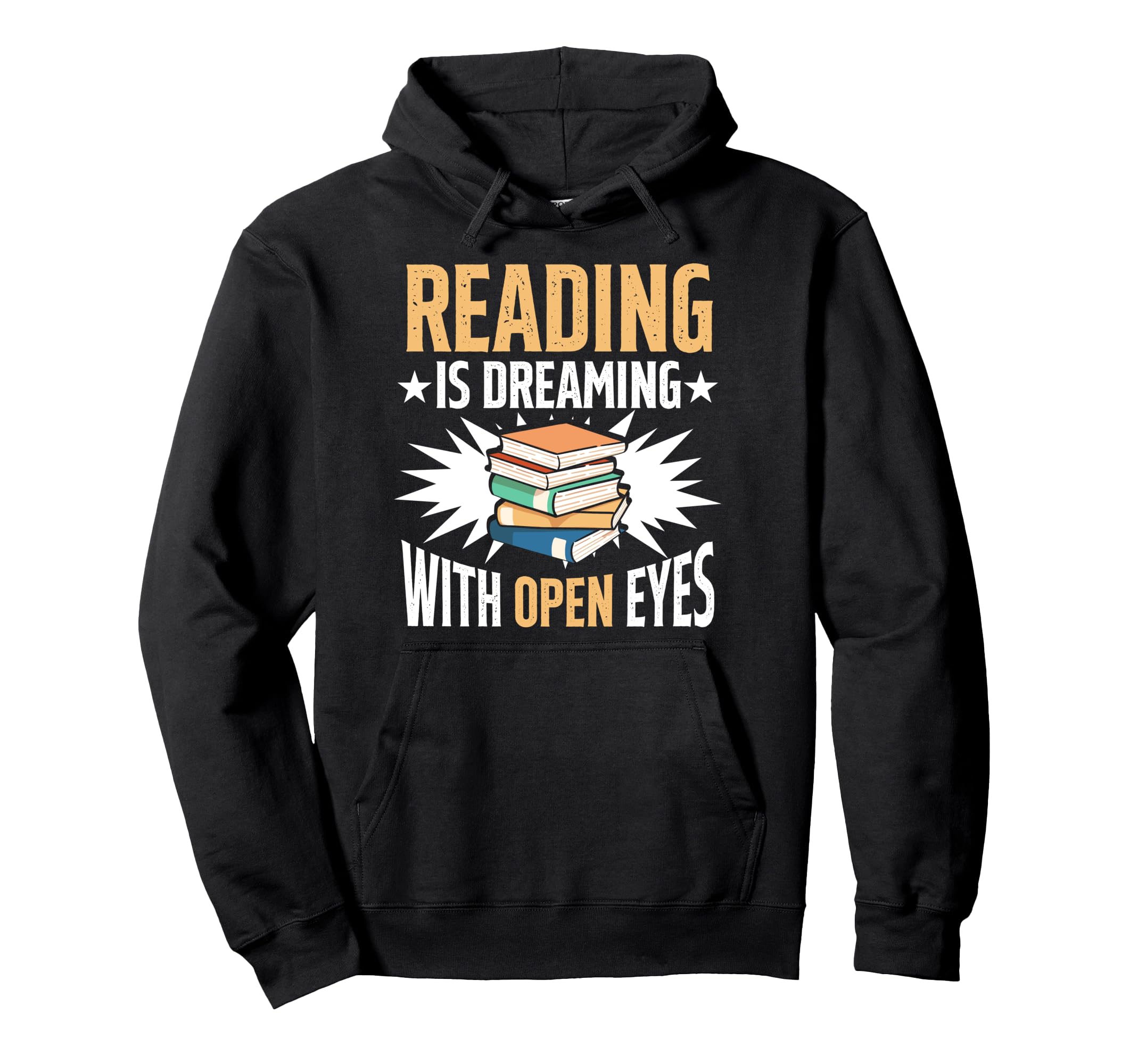 Reading Bookshelf Book Club Nerdy Hoodie - Trendy Graphic Men Women - T-Shirt, Sweatshirt, Hoodie
