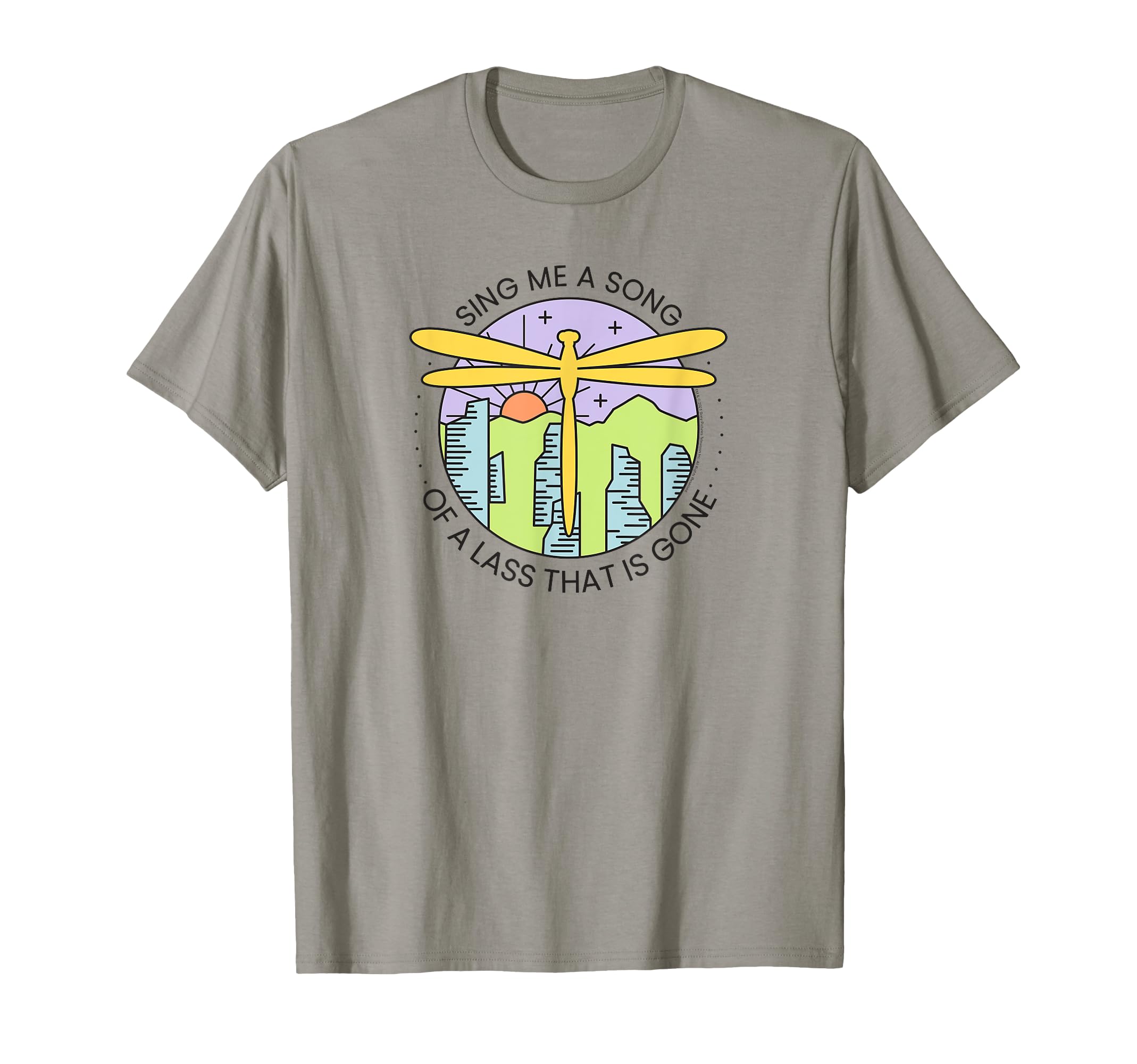 Outlander Sassenach Dragonfly Grey T-Shirt - Streetwear Style for Adults - T-Shirt, Sweatshirt, Hoodie
