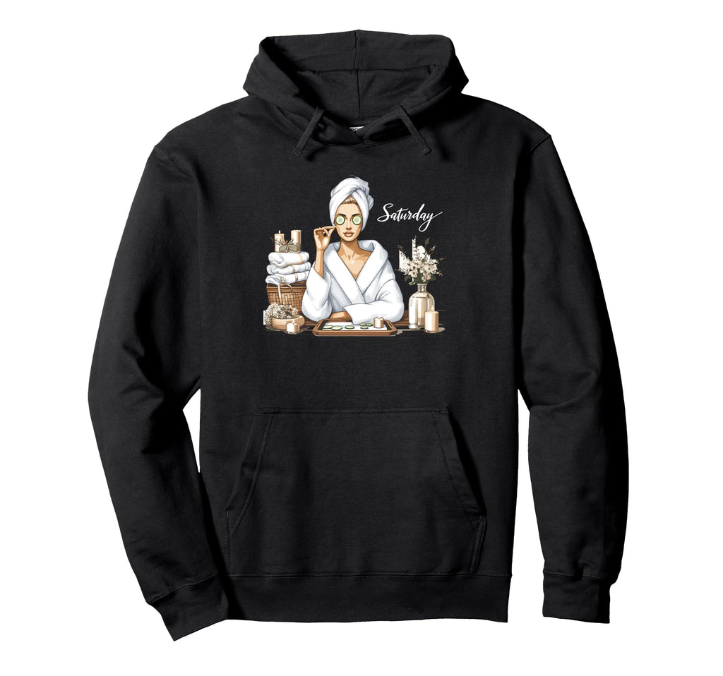 Saturday Spa Day Diva Self Care Self Hoodie - Trendy Graphic for Adults - T-Shirt, Sweatshirt, Hoodie