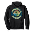 Professional Bookworm Bookish Book Nerd Hoodie - Aesthetic Graphic Unisex - T-Shirt, Sweatshirt, Hoodie