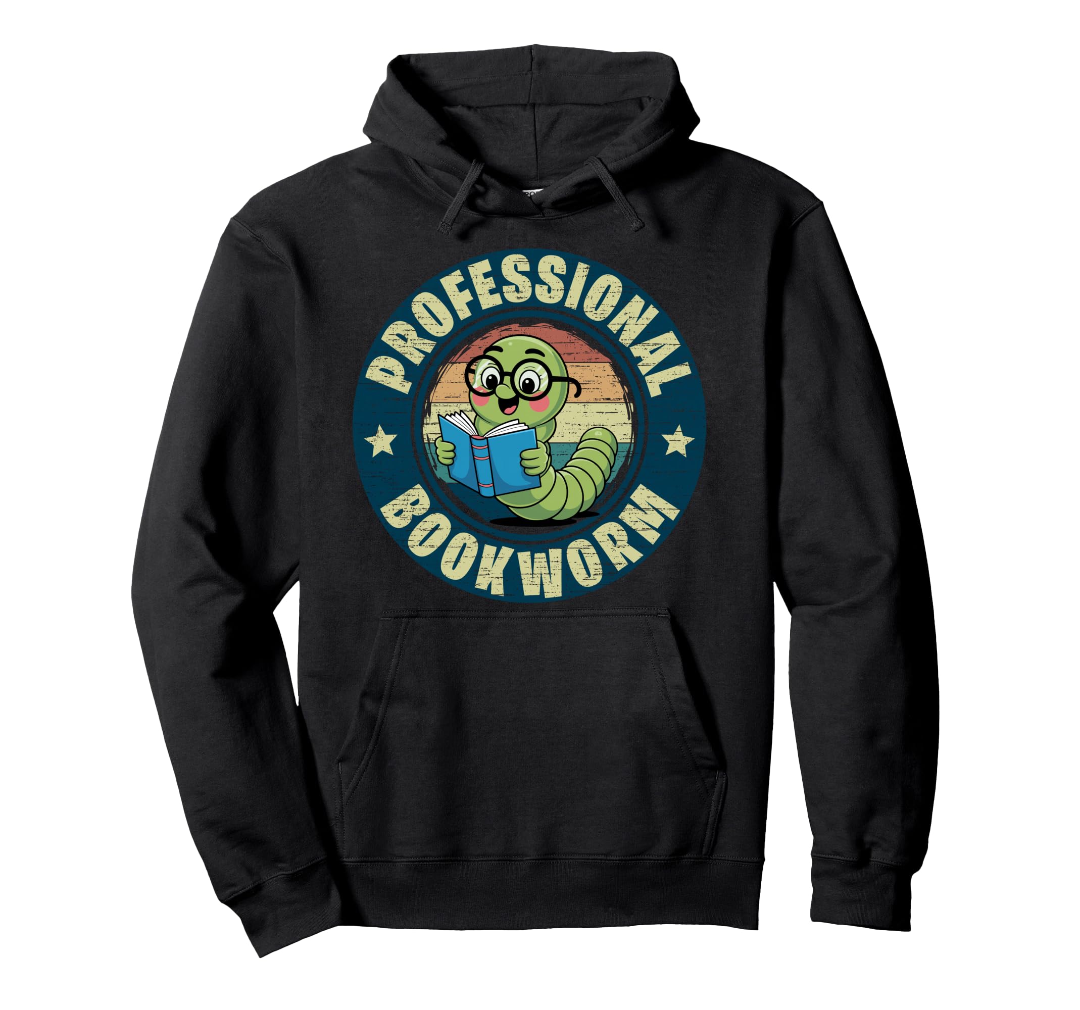 Professional Bookworm Bookish Book Nerd Hoodie - Aesthetic Graphic Unisex - T-Shirt, Sweatshirt, Hoodie