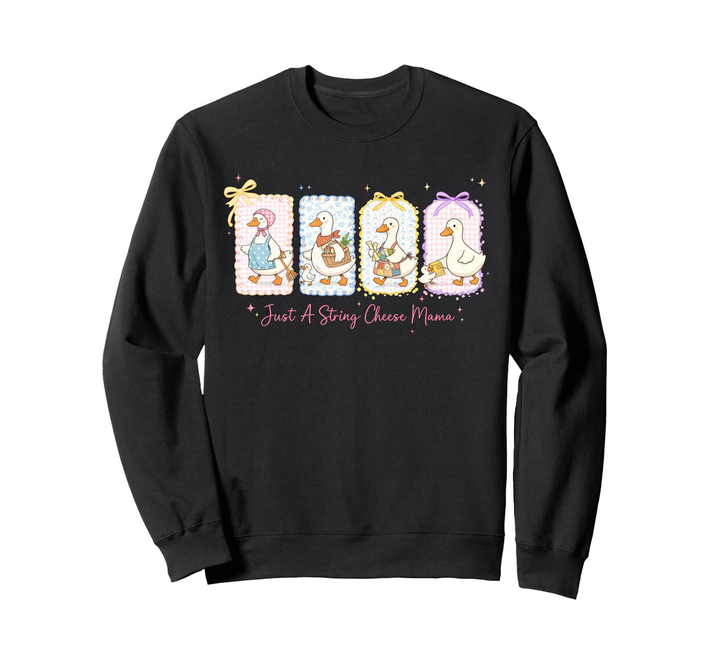 Just String Cheese Mama Era Funny Sweatshirt - Graphic Print Men Women - T-Shirt, Sweatshirt, Hoodie
