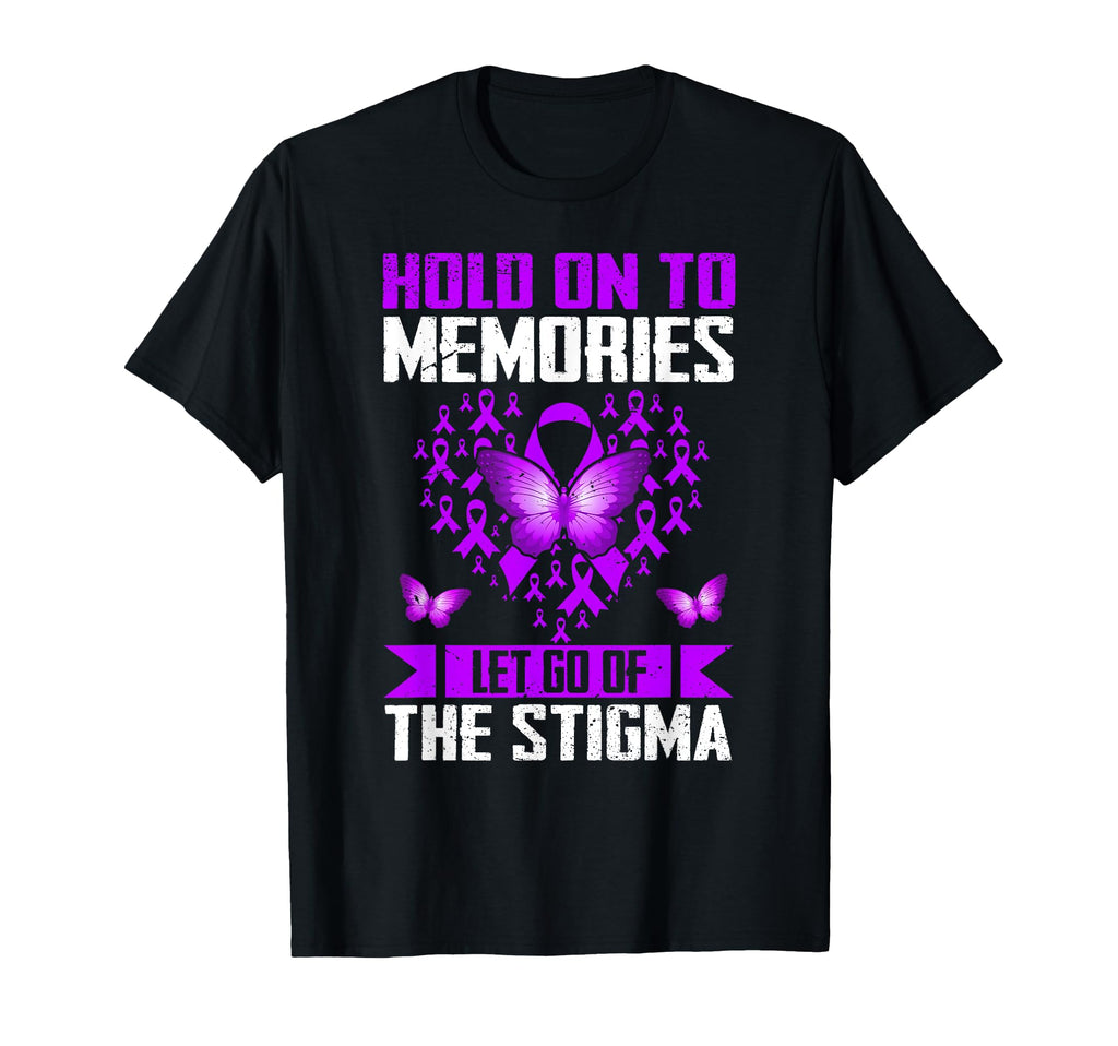Alzheimers Awareness Memories End T-Shirt - Trendy Graphic Men Women - T-Shirt, Sweatshirt, Hoodie