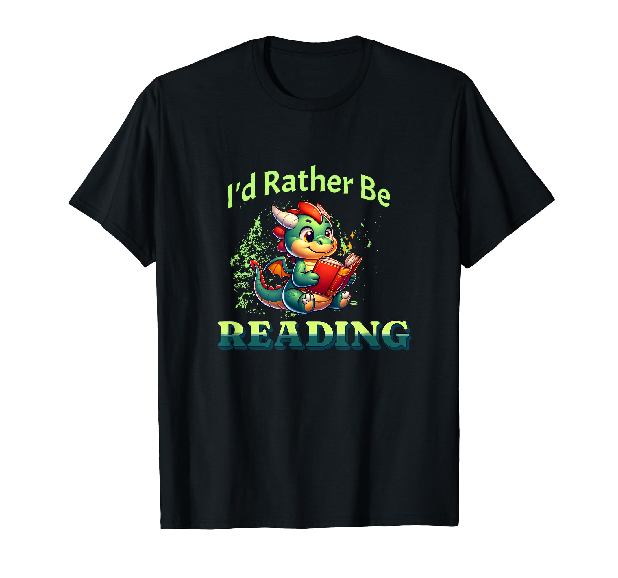 Id Rather Be Reading Funny Book Lover T-Shirt - Unique Graphic Unisex - T-Shirt, Sweatshirt, Hoodie