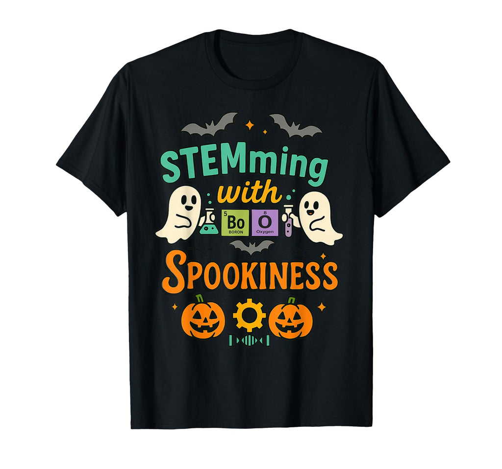 Halloween Stem Science Teacher T-Shirt - Fun Novelty Design Men Women - T-Shirt, Sweatshirt, Hoodie