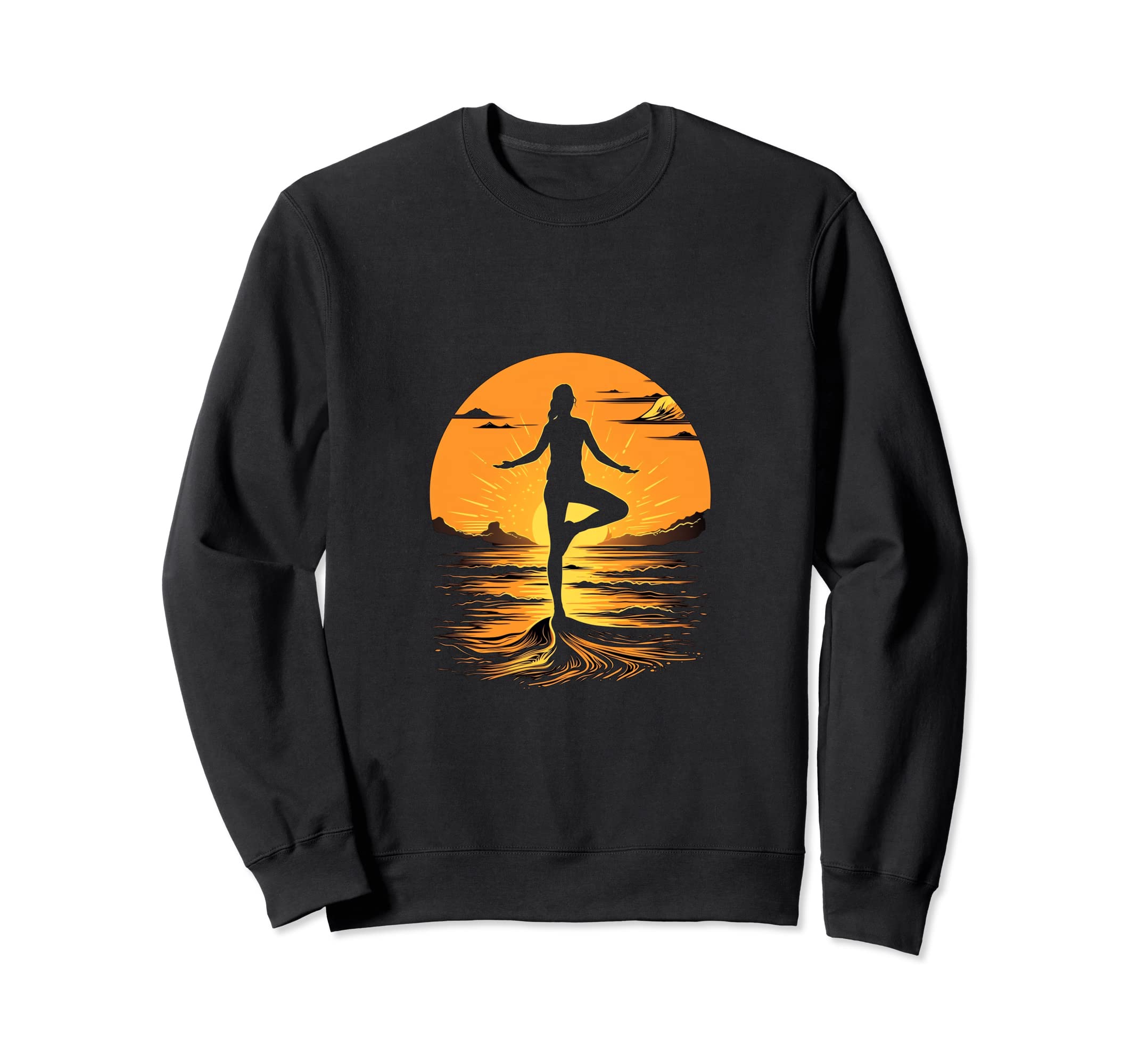 Yoga Yogi Beach Spiritual Sweatshirt - Novelty Apparel for Adults - T-Shirt, Sweatshirt, Hoodie