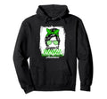 Messy Bun Support Awareness Squad I Hoodie - Unique Graphic for Adults - T-Shirt, Sweatshirt, Hoodie