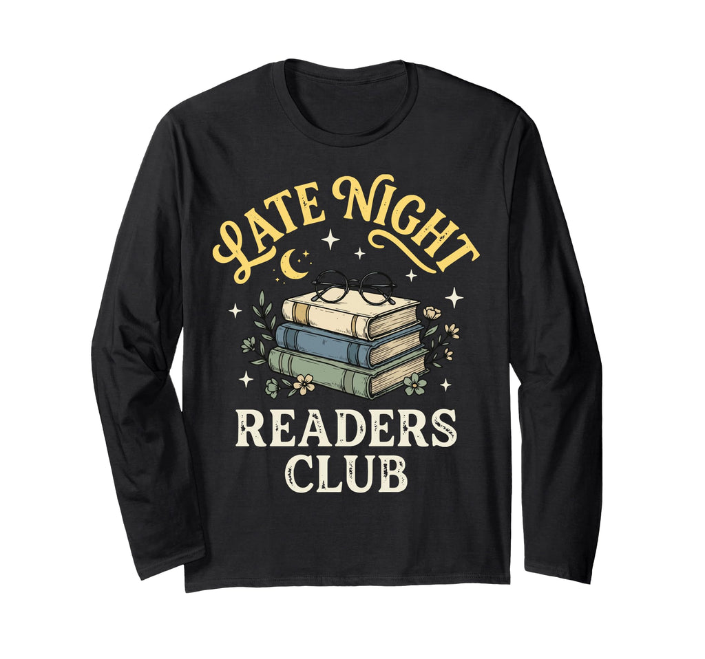 Night Reader Reading Bookworm Sweatshirt - Trendy Graphic Men Women - T-Shirt, Sweatshirt, Hoodie