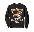 Beagle Therapy Service Dog Sweatshirt - Graphic Print Unisex - T-Shirt, Sweatshirt, Hoodie