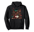 Boho Librarian Booklover Hoodie - Fun Novelty Design for Adults - T-Shirt, Sweatshirt, Hoodie