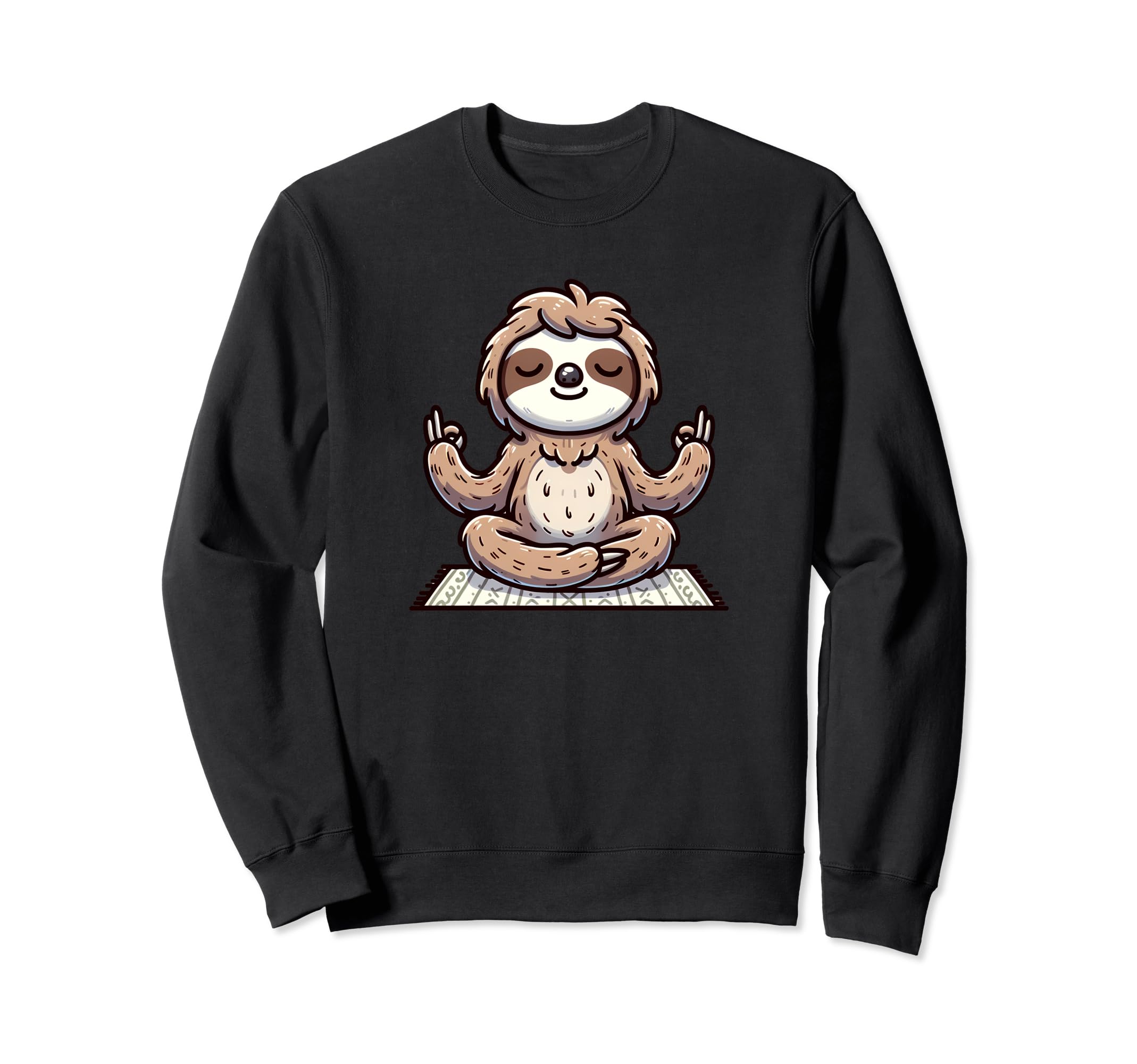 Yoga Lovers And Mindfulness Sloth Sweatshirt - Streetwear Style for Adults - T-Shirt, Sweatshirt, Hoodie