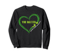 Mental Health Awareness Heart Sweatshirt - Custom Art Print for Adults - T-Shirt, Sweatshirt, Hoodie