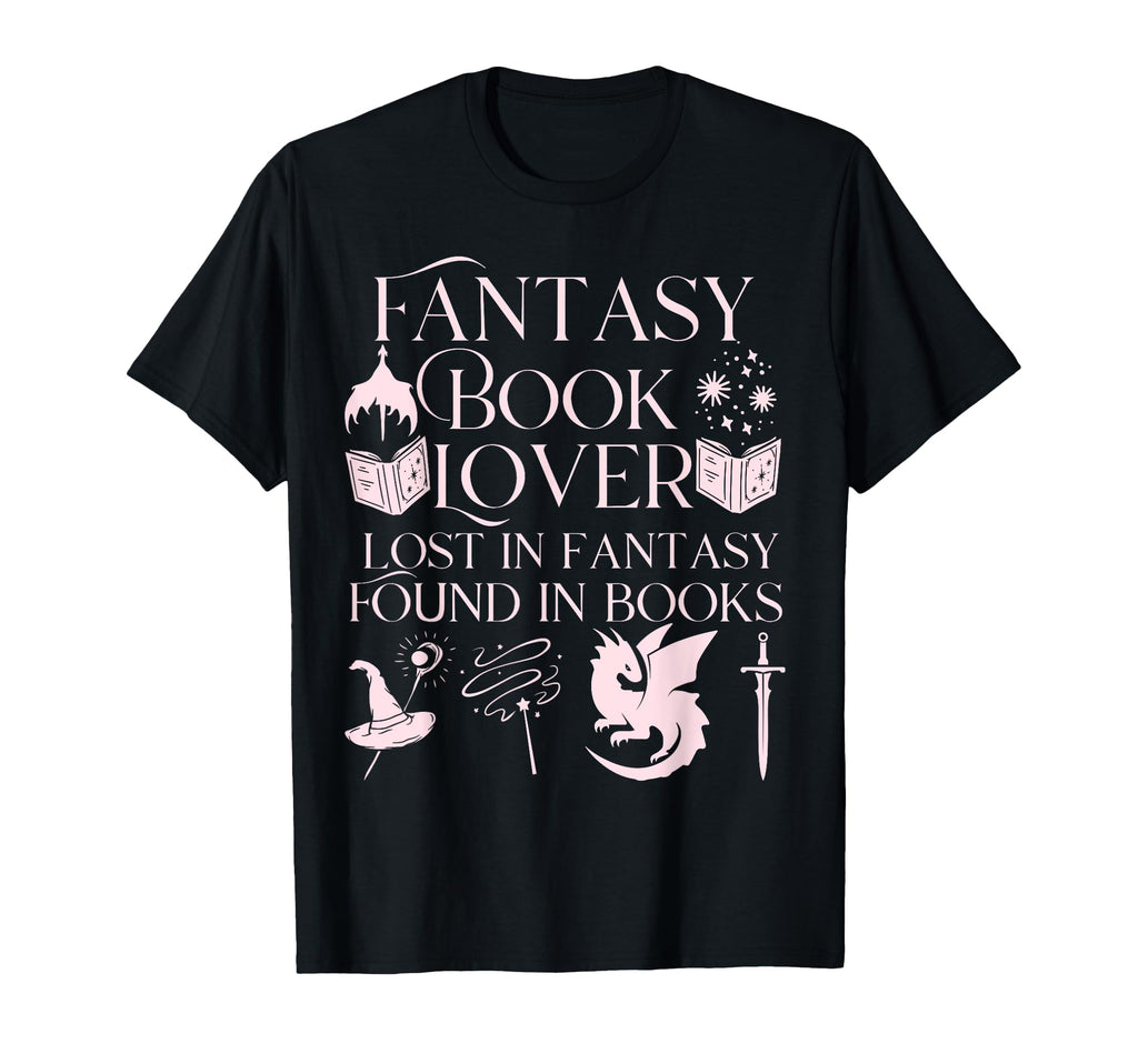 Fantasy Book Lover Dragons And Magic T-Shirt - Aesthetic Graphic Unisex - T-Shirt, Sweatshirt, Hoodie