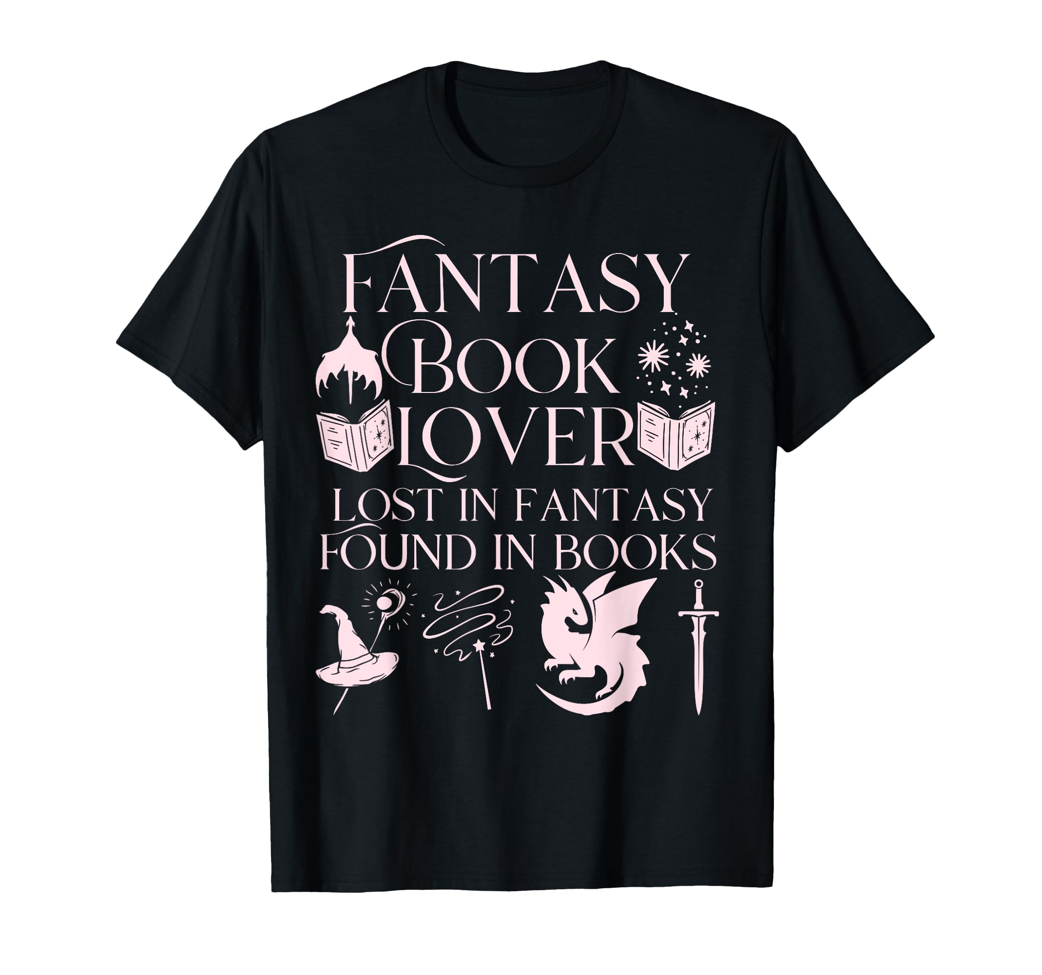 Fantasy Book Lover Dragons And Magic T-Shirt - Aesthetic Graphic Unisex - T-Shirt, Sweatshirt, Hoodie