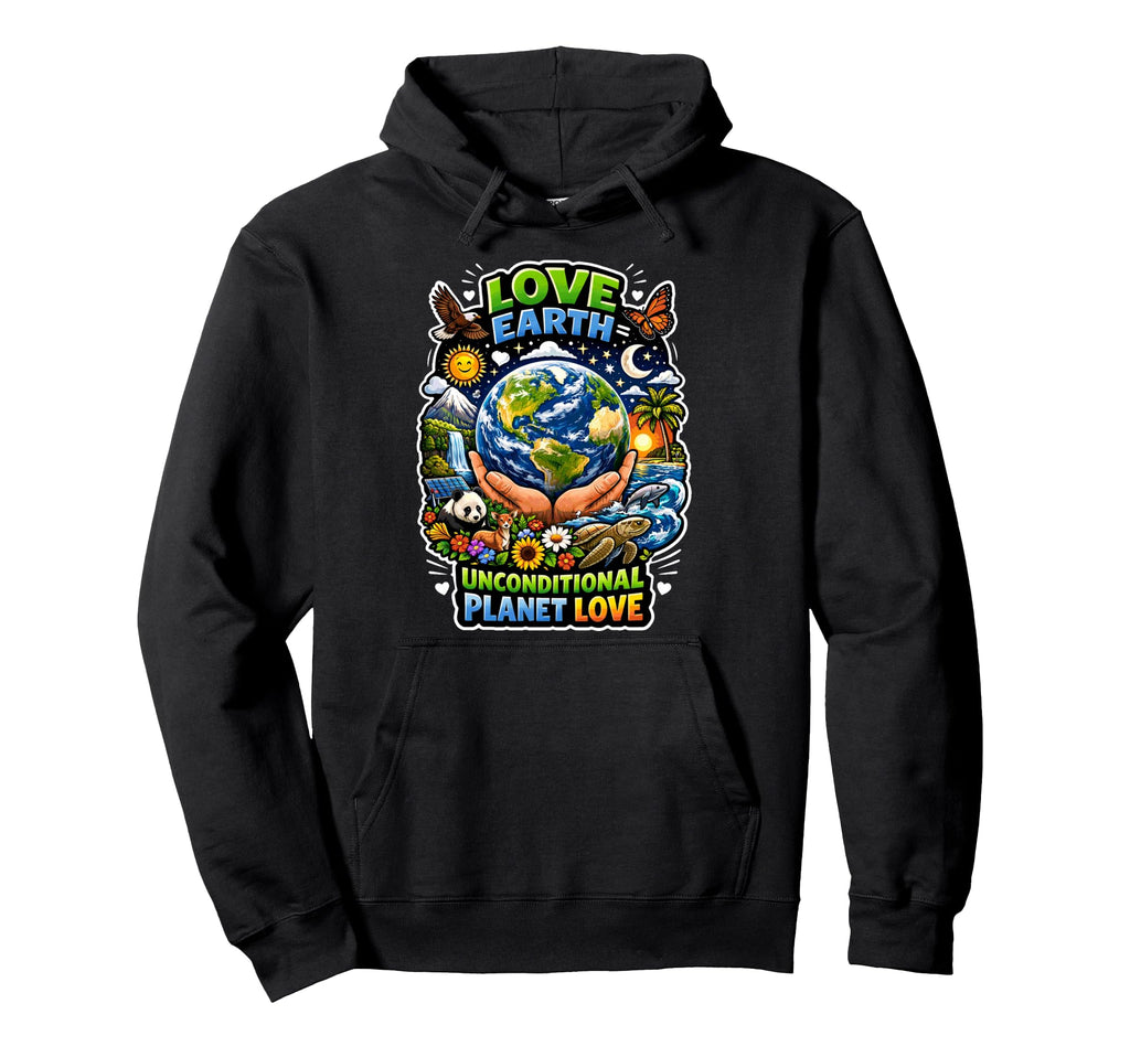 Earth Day Love Nature Animals Environment Hoodie - Custom Art Print Unisex - T-Shirt, Sweatshirt, Hoodie
