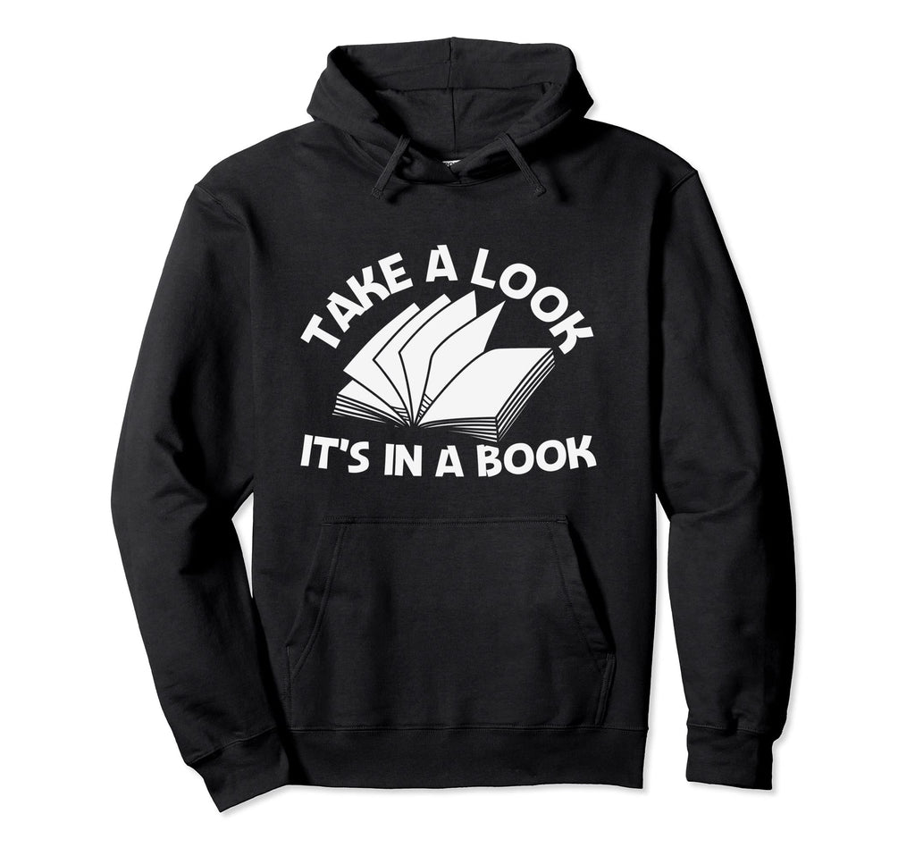 Take Its Book Nerds Reader Bookworms Hoodie - Minimalist Print Unisex - T-Shirt, Sweatshirt, Hoodie