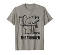 Funny Minimalist Frog Thinker Meme T-Shirt - Novelty Apparel Unisex - T-Shirt, Sweatshirt, Hoodie