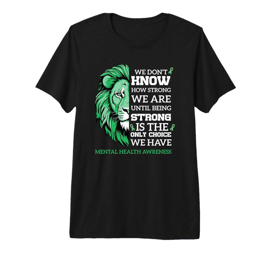 Mental Health Awareness Month End Stigma T-Shirt - Minimalist Print Unisex - T-Shirt, Sweatshirt, Hoodie