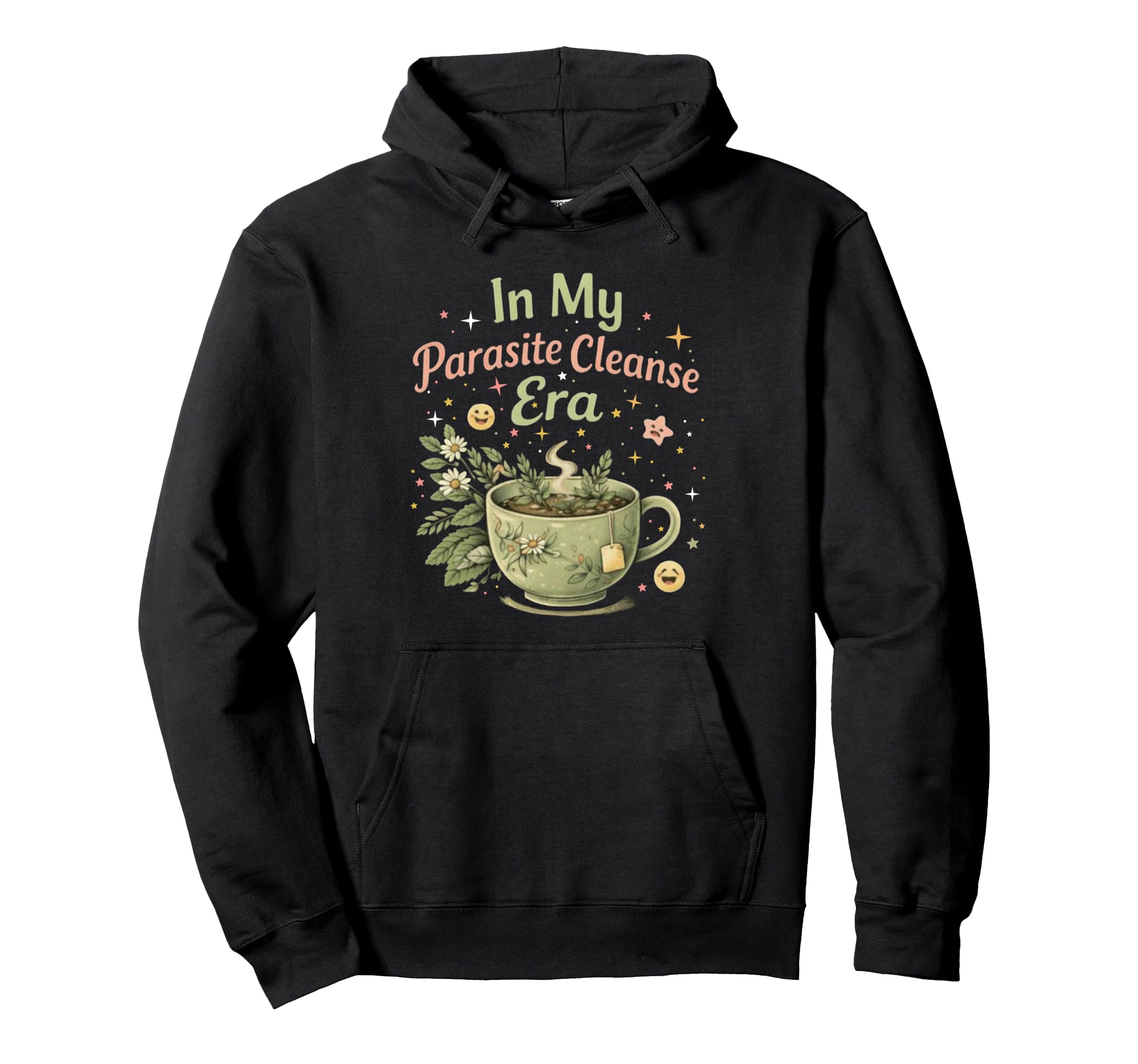 Funny Wellness Vibes Aesthetic Tea Hoodie - Casual Everyday Wear Unisex - T-Shirt, Sweatshirt, Hoodie