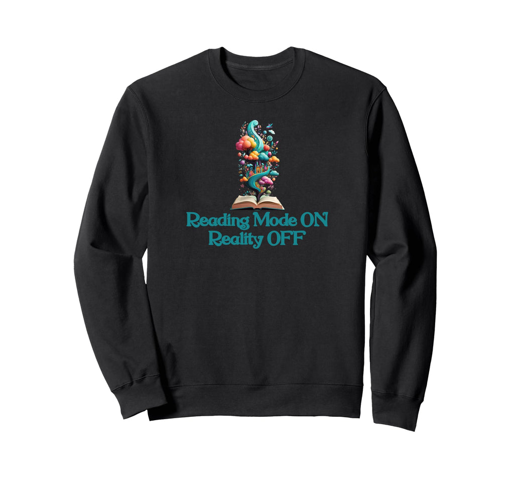 Book Worm Reality Off Book Stack Sweatshirt - Aesthetic Graphic for Adults - T-Shirt, Sweatshirt, Hoodie