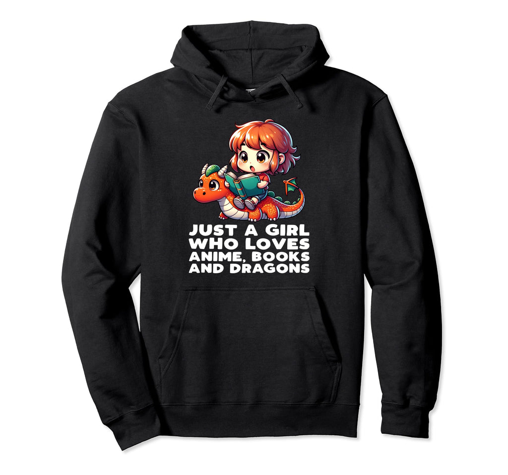 Just Who Loves Anime Dragons And Hoodie - Streetwear Style for Adults - T-Shirt, Sweatshirt, Hoodie
