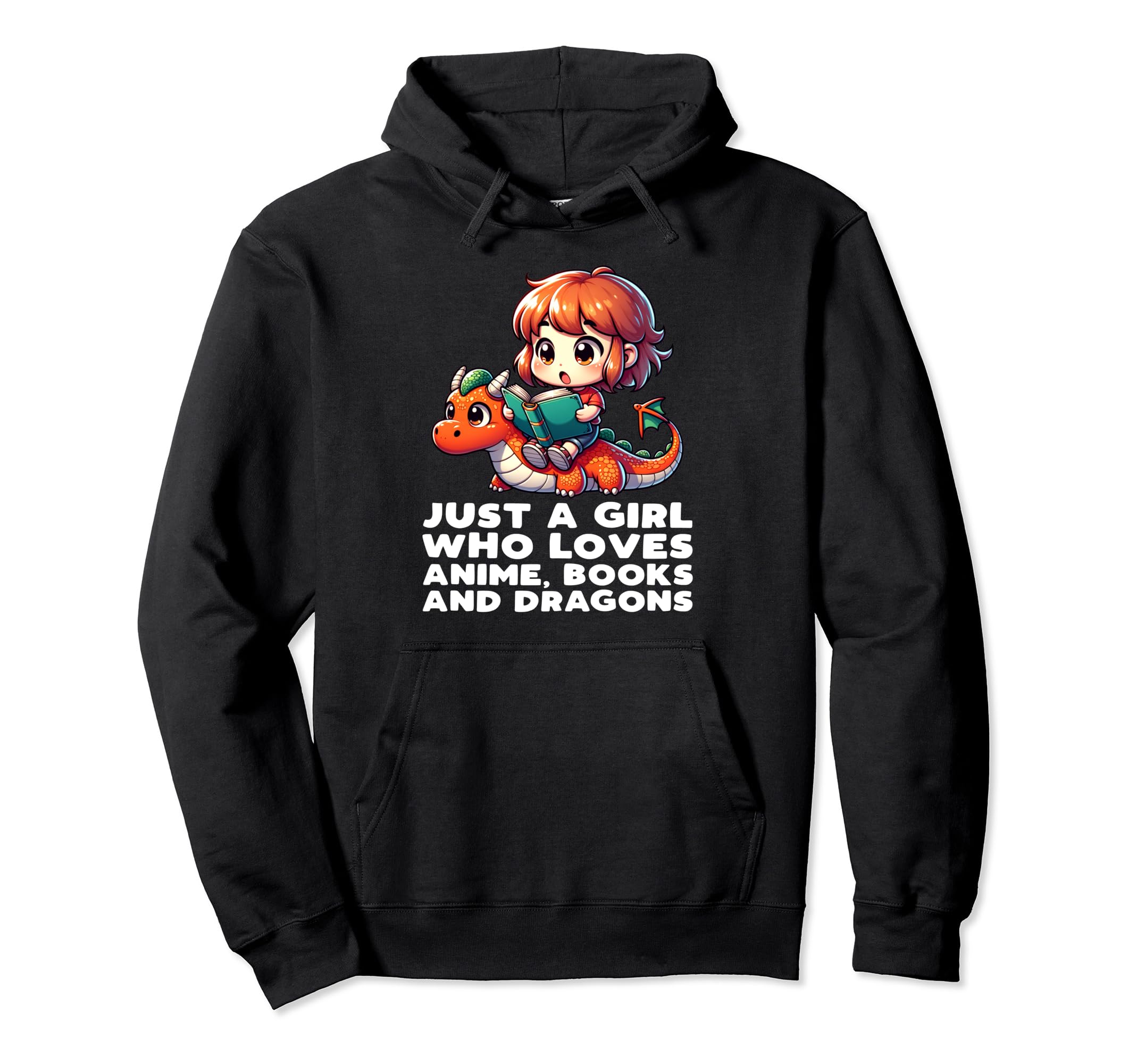 Just Who Loves Anime Dragons And Hoodie - Streetwear Style for Adults - T-Shirt, Sweatshirt, Hoodie