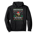 Overstimulated But Festive Possum Hoodie - Unique Graphic for Adults - T-Shirt, Sweatshirt, Hoodie