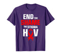End Shame Stigma Hiv Aids Awareness T-Shirt - Streetwear Style for Adults - T-Shirt, Sweatshirt, Hoodie